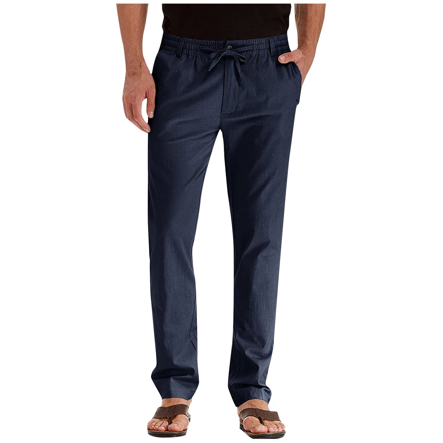 Olvoria | Men's Drawstring Casual Trousers