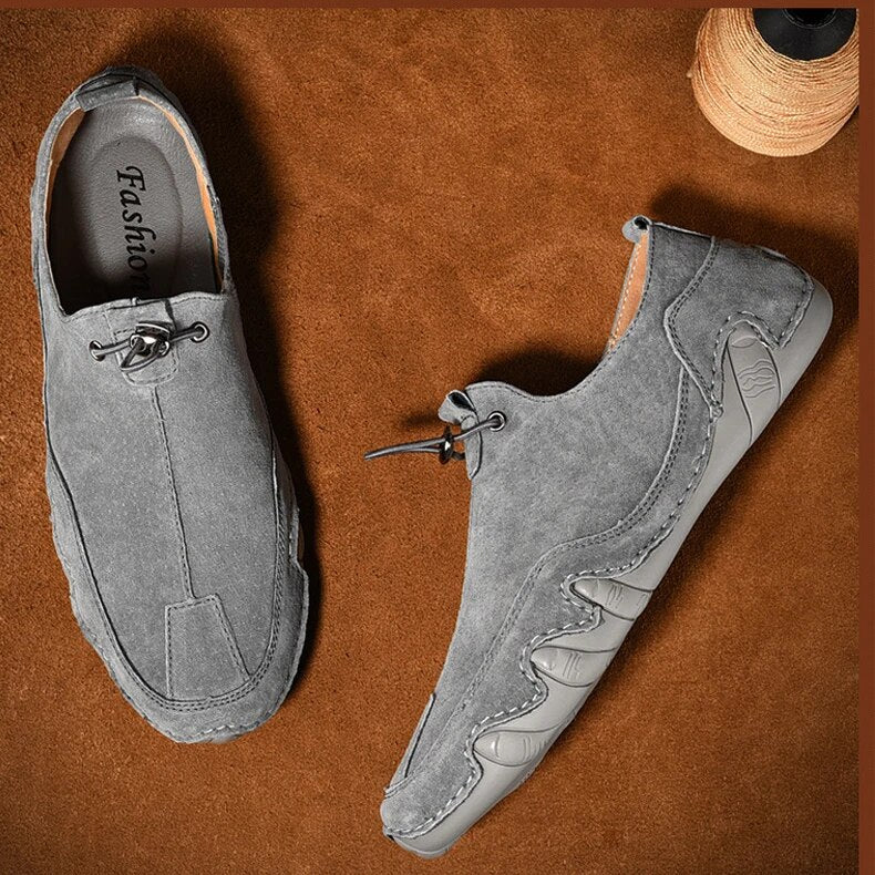 Olvoria | Men's Driving Moccasins with Toggle Lock Closure