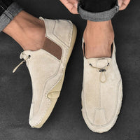 Olvoria | Mocassins de conduite pour homme avec fermeture à bouton-pression