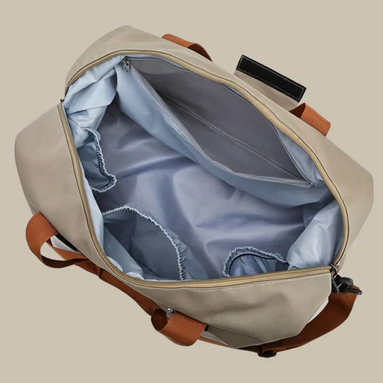 Olvoria | Men's Duffle Gym Bag with Shoe Compartment