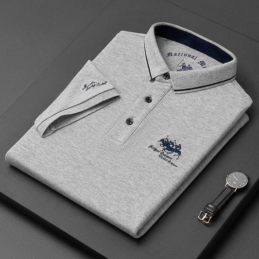Olvoria | Men's Embroidered Polo Shirt