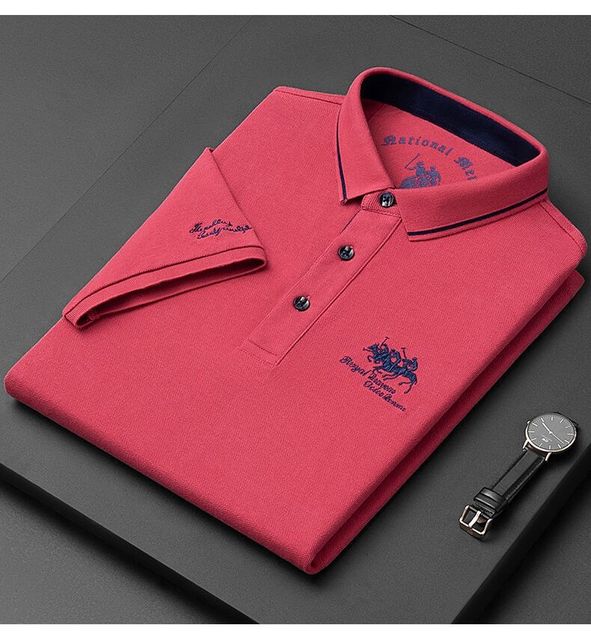 Olvoria | Men's Embroidered Polo Shirt