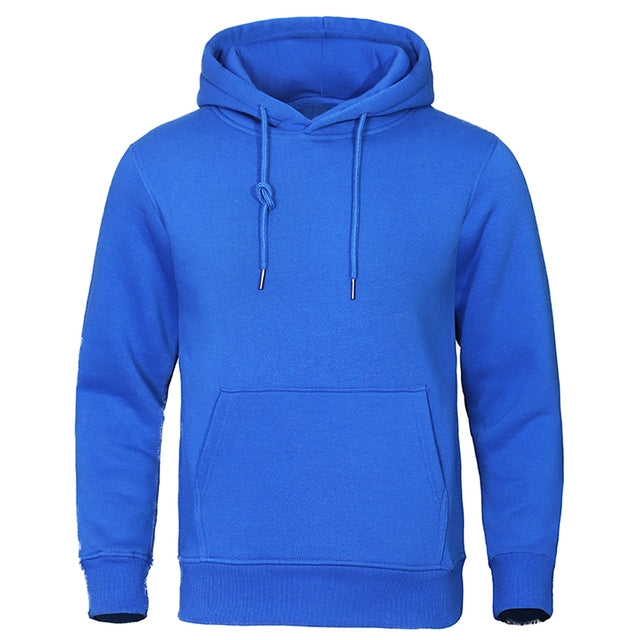 Olvoria | Men's Fleece Lined Hoodie with Kangaroo Pocket