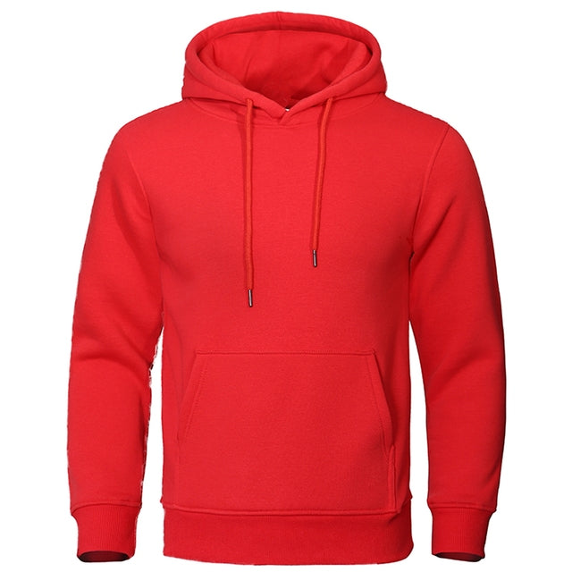 Olvoria | Men's Fleece Lined Hoodie with Kangaroo Pocket