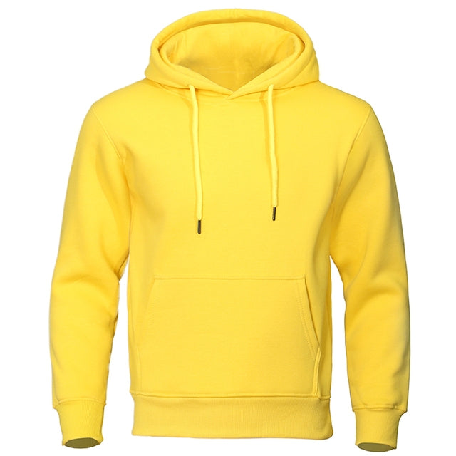 Olvoria | Men's Fleece Lined Hoodie with Kangaroo Pocket