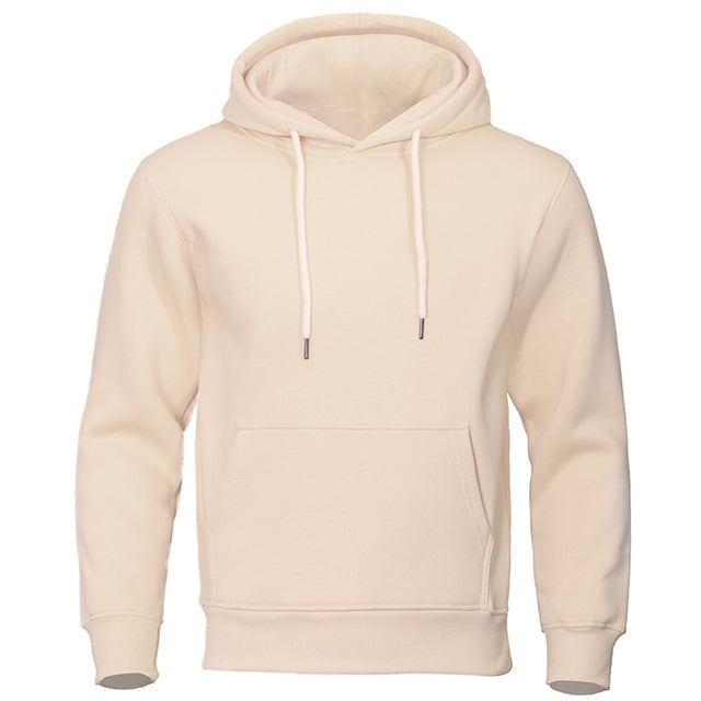 Olvoria | Men's Fleece Lined Hoodie with Kangaroo Pocket