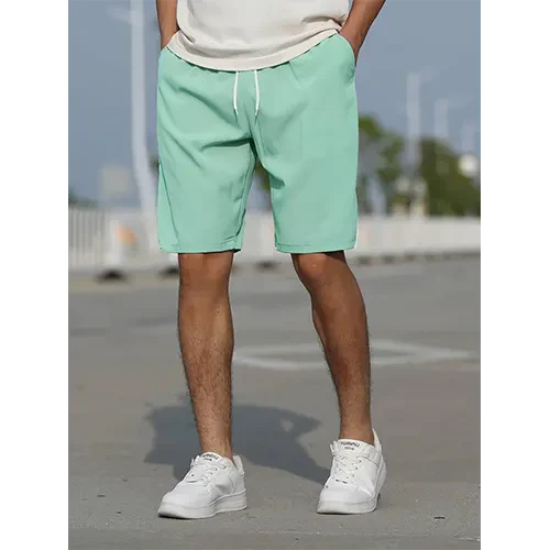 Olvoria | Men's High-Waisted Drawstring Shorts