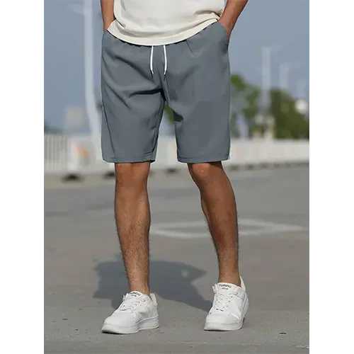 Olvoria | Men's High-Waisted Drawstring Shorts