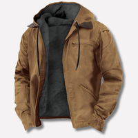 Olvoria | Veste à capuche pour homme avec doublure sherpa