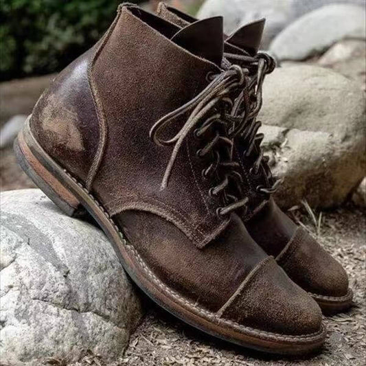 Olvoria | Men's Lace-Up Ankle Boots Classic