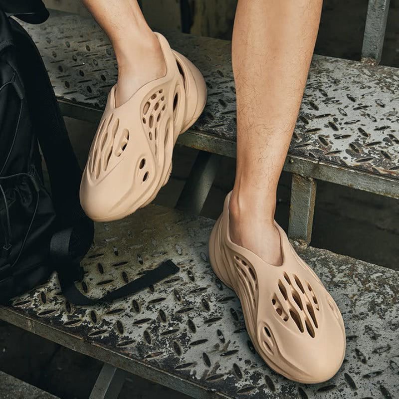 Olvoria | Men's Lightweight Summer Slides with Cutout Design