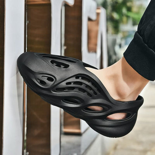 Olvoria | Men's Lightweight Summer Slides with Cutout Design