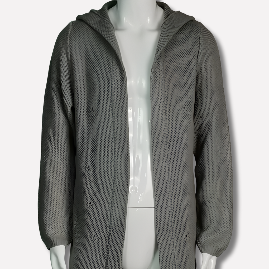 Olvoria | Men's Long Hooded Cardigan