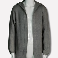 Olvoria | Cardigan long à capuche pour homme