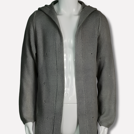 Olvoria | Men's Long Hooded Cardigan