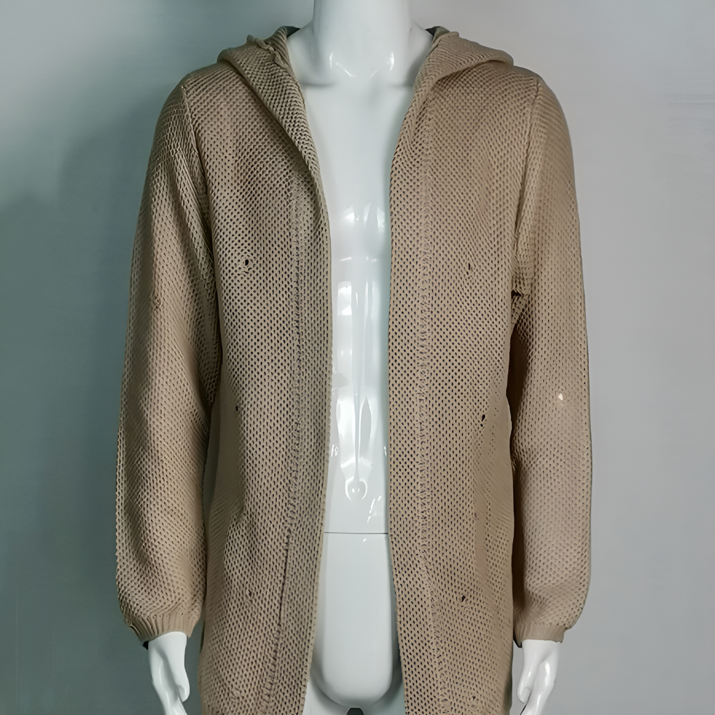 Olvoria | Men's Long Hooded Cardigan
