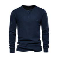 Olvoria | Chemise Henley manches longues pour homme