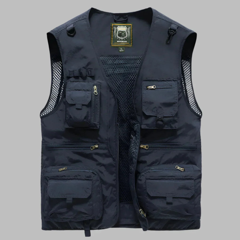 Olvoria | Men's Multi-Pocket Outdoor Vest