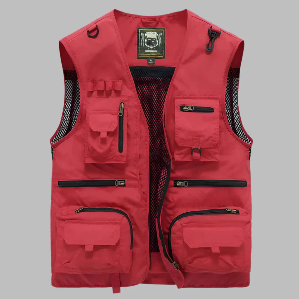 Olvoria | Men's Multi-Pocket Outdoor Vest