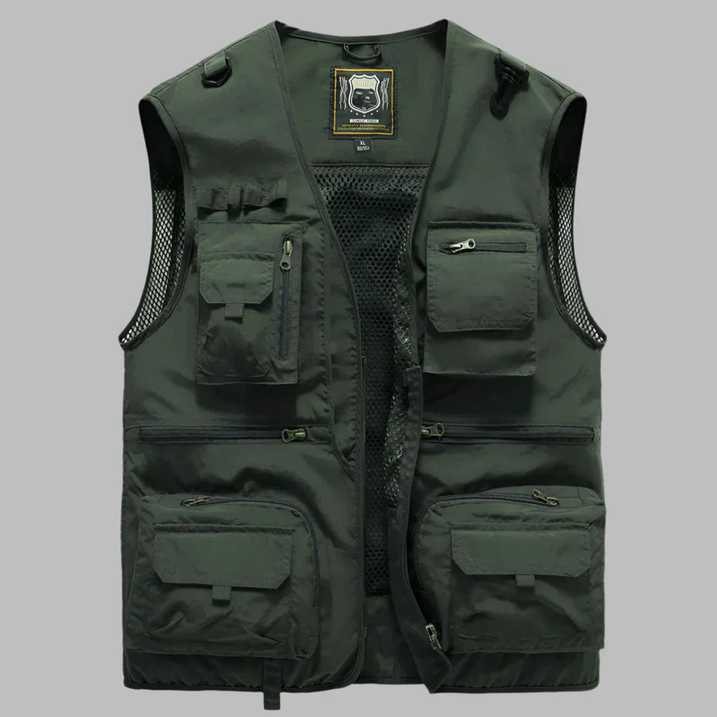 Olvoria | Men's Multi-Pocket Outdoor Vest