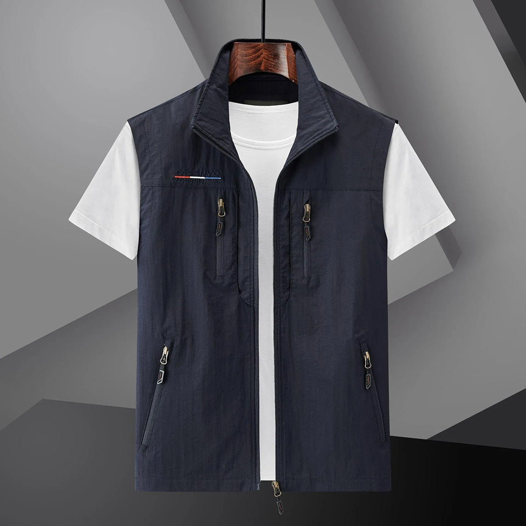 Olvoria | Men's Multi-Pocket Vest Safari Style