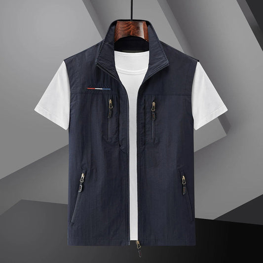 Olvoria | Men's Multi-Pocket Vest Safari Style