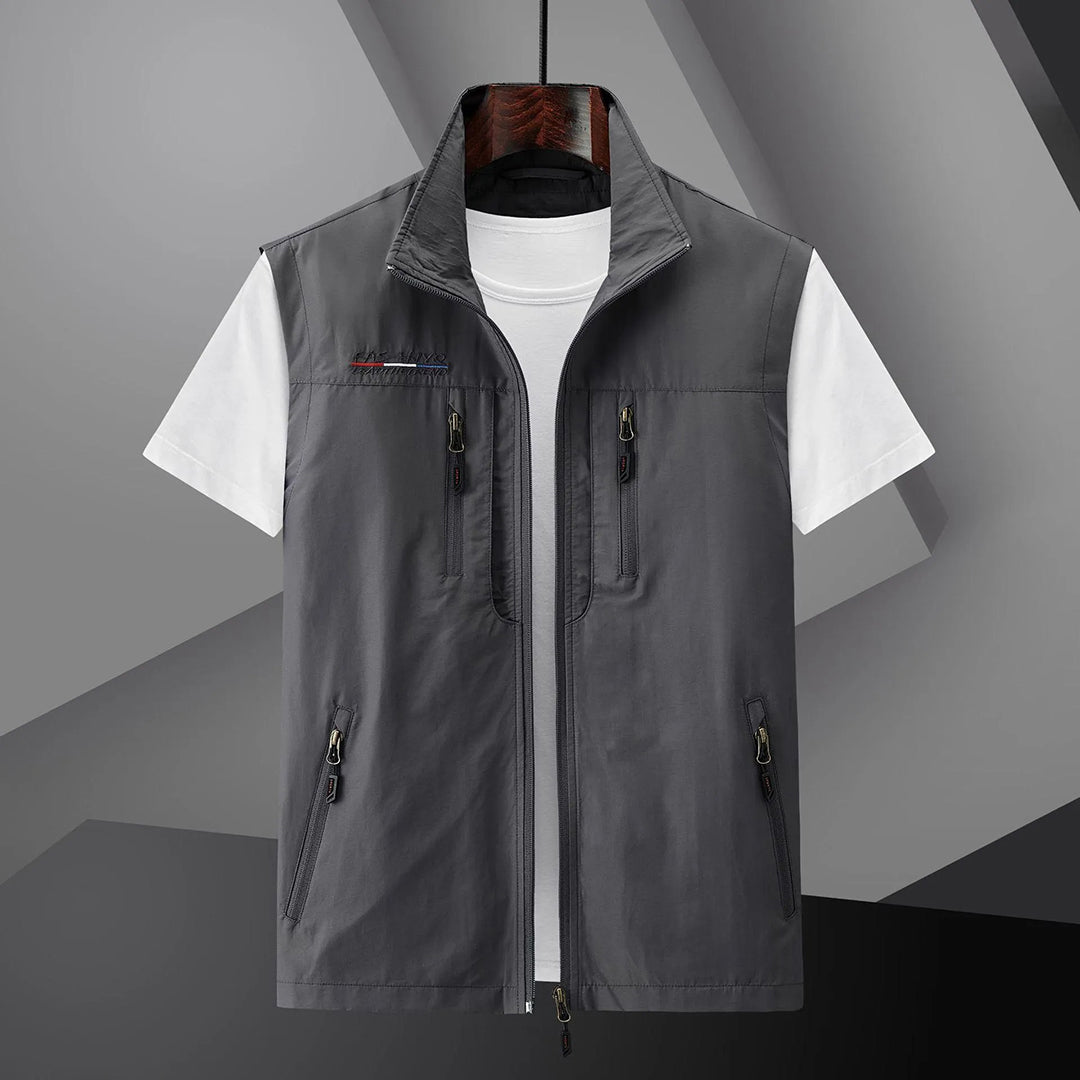 Olvoria | Men's Multi-Pocket Vest Safari Style