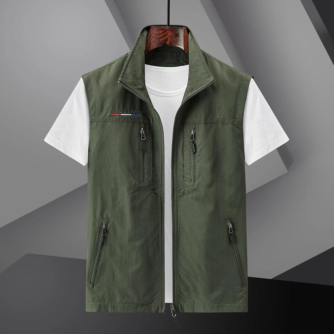 Olvoria | Men's Multi-Pocket Vest Safari Style