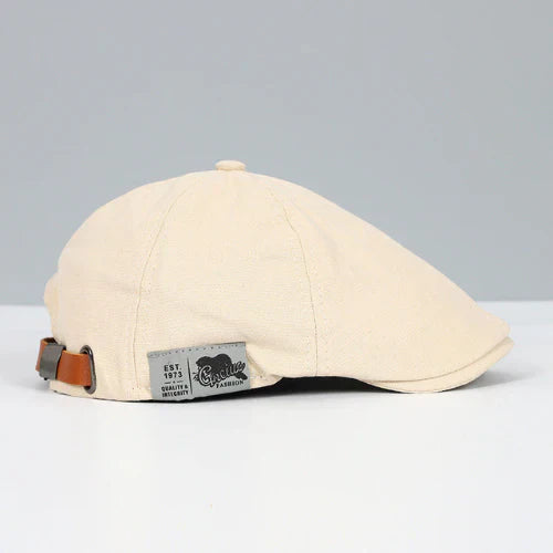 Olvoria | Men's Newsboy Cap Adjustable Flat Cap