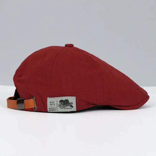 Olvoria | Men's Newsboy Cap Adjustable Flat Cap