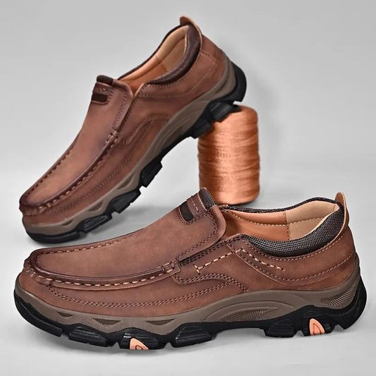 Olvoria | Men's Orthopedic Slip-On Shoes with Arch Support