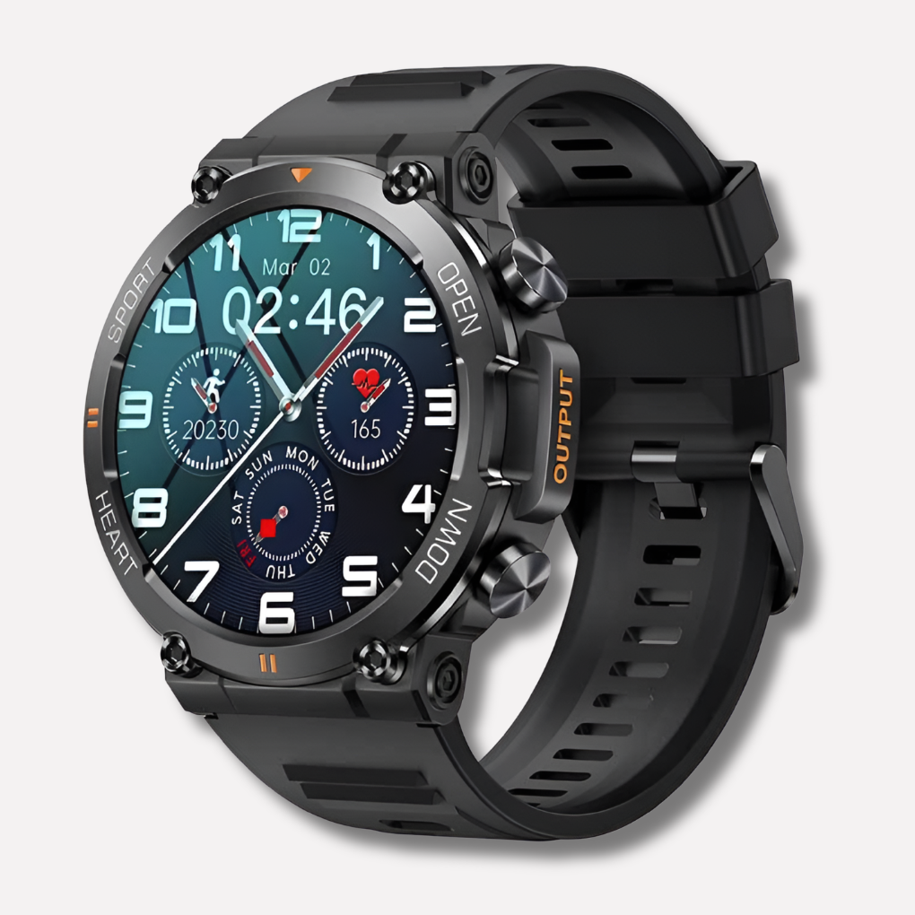 Olvoria | Men's Outdoor GPS Smartwatch with AMOLED Display