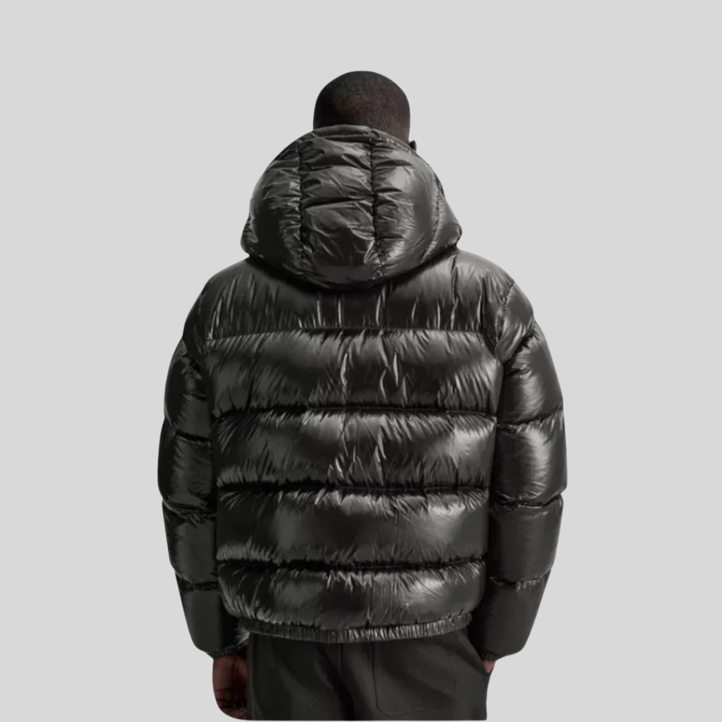Olvoria | Men's Puffer Winter Jacket with Hood