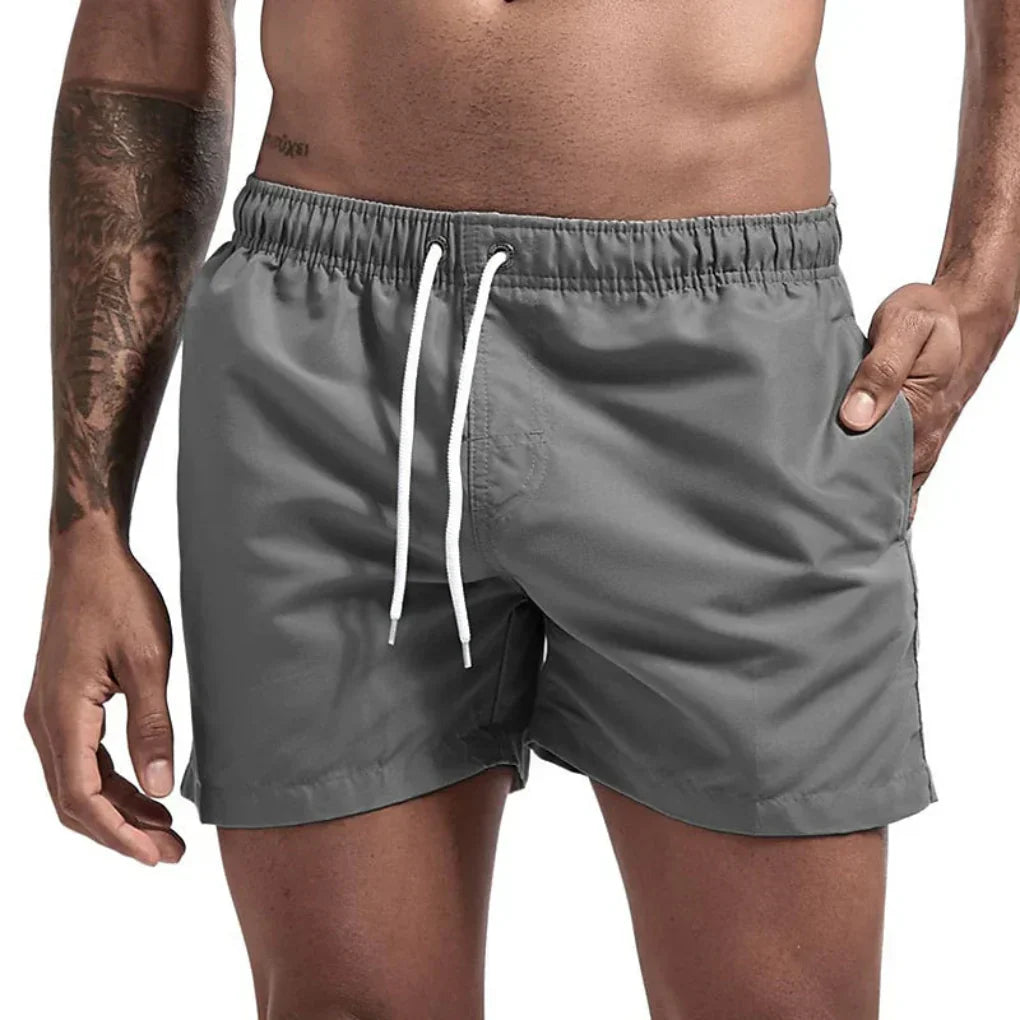 Olvoria | Men's Quick Dry Swim Shorts with Drawstring