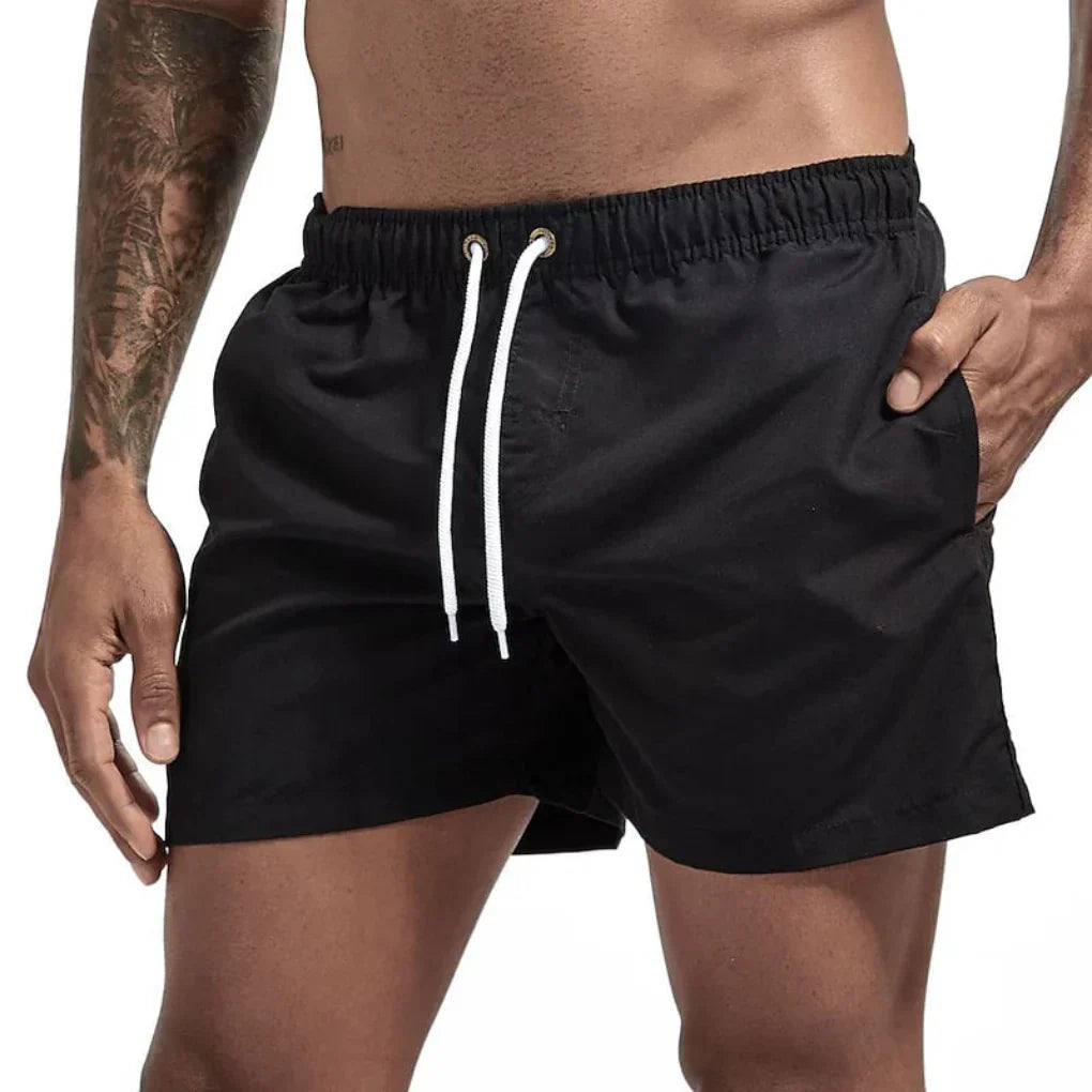 Olvoria | Men's Quick Dry Swim Shorts with Drawstring