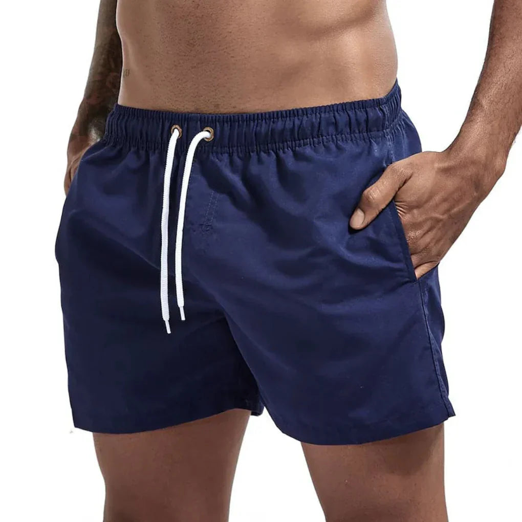Olvoria | Men's Quick Dry Swim Shorts with Drawstring