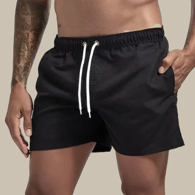 Olvoria | Men's Quick Dry Swim Shorts with Drawstring