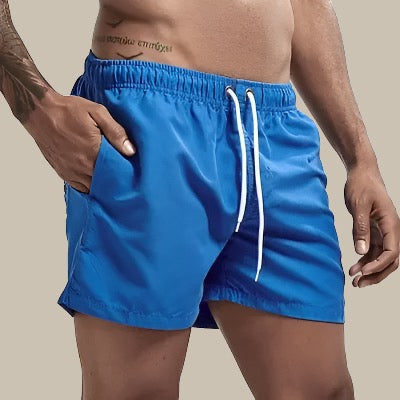 Olvoria | Men's Quick Dry Swim Shorts with Drawstring