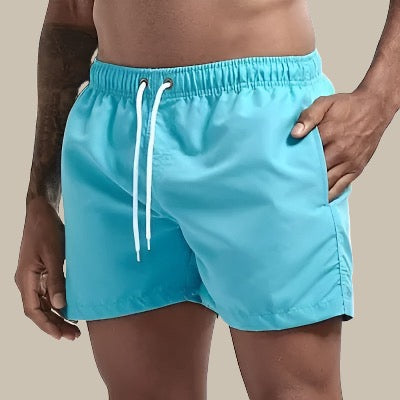 Olvoria | Men's Quick Dry Swim Shorts with Drawstring