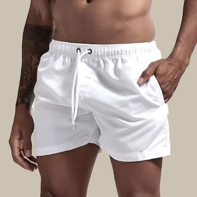 Olvoria | Men's Quick Dry Swim Shorts with Drawstring