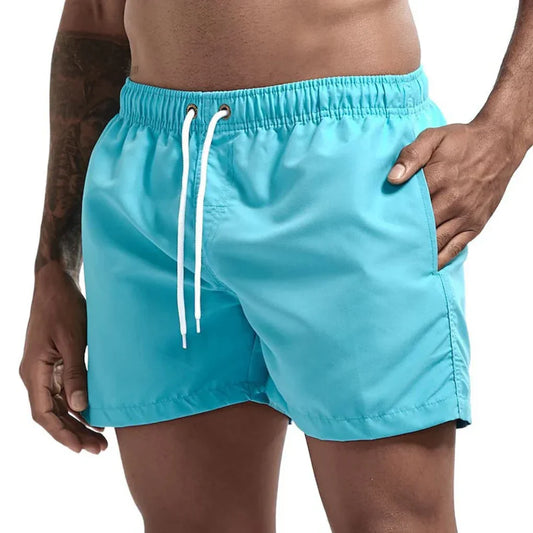 Olvoria | Men's Quick Dry Swim Shorts with Drawstring