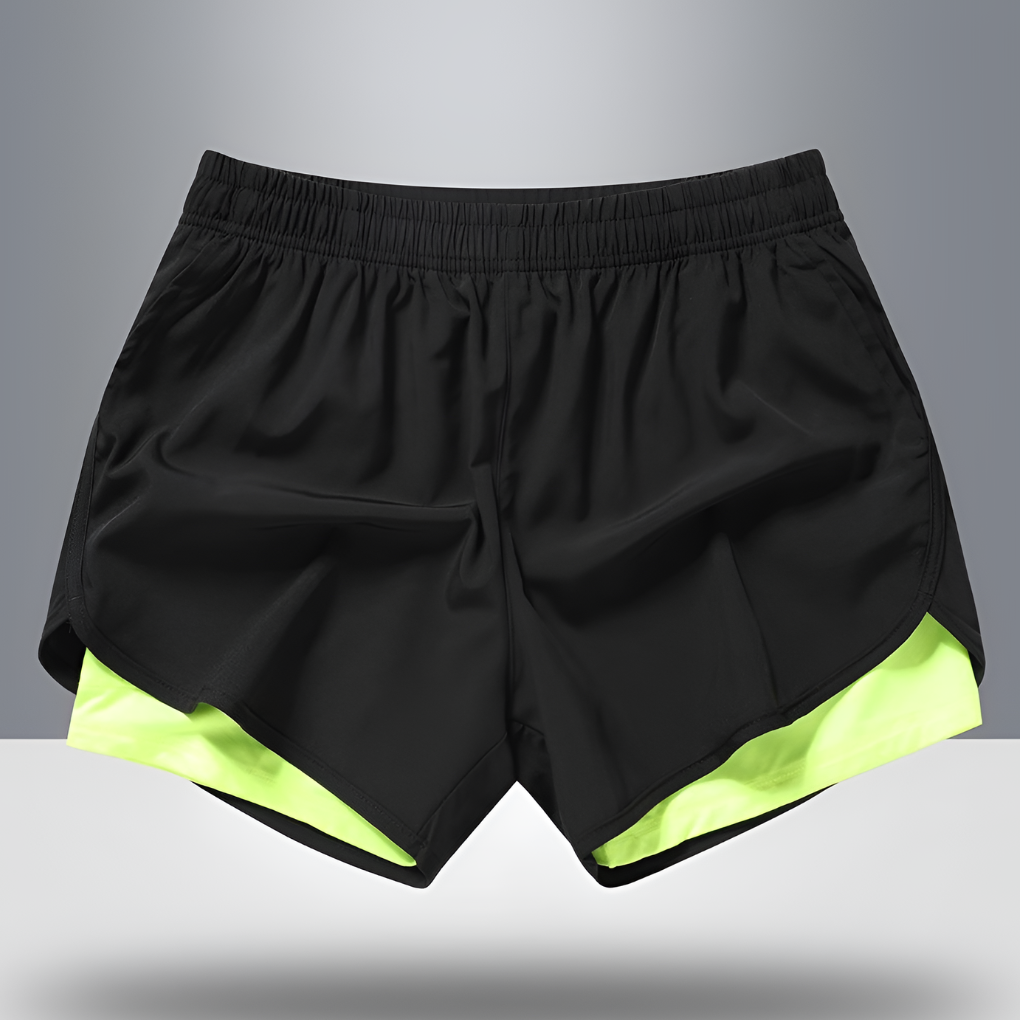 Olvoria | Men's Running Shorts with Zippered Pocket