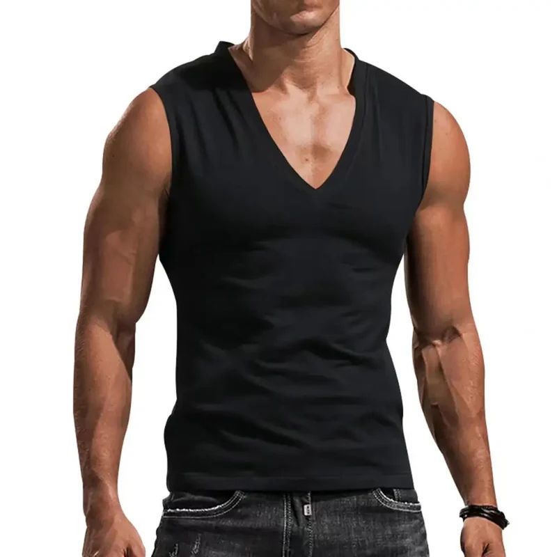 Olvoria | Men's Sleeveless V-Neck Tank Top