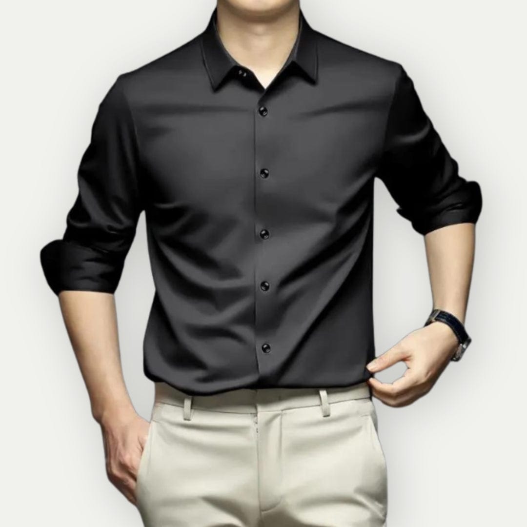 Olvoria | Men's Slim Fit Button-Up Shirt