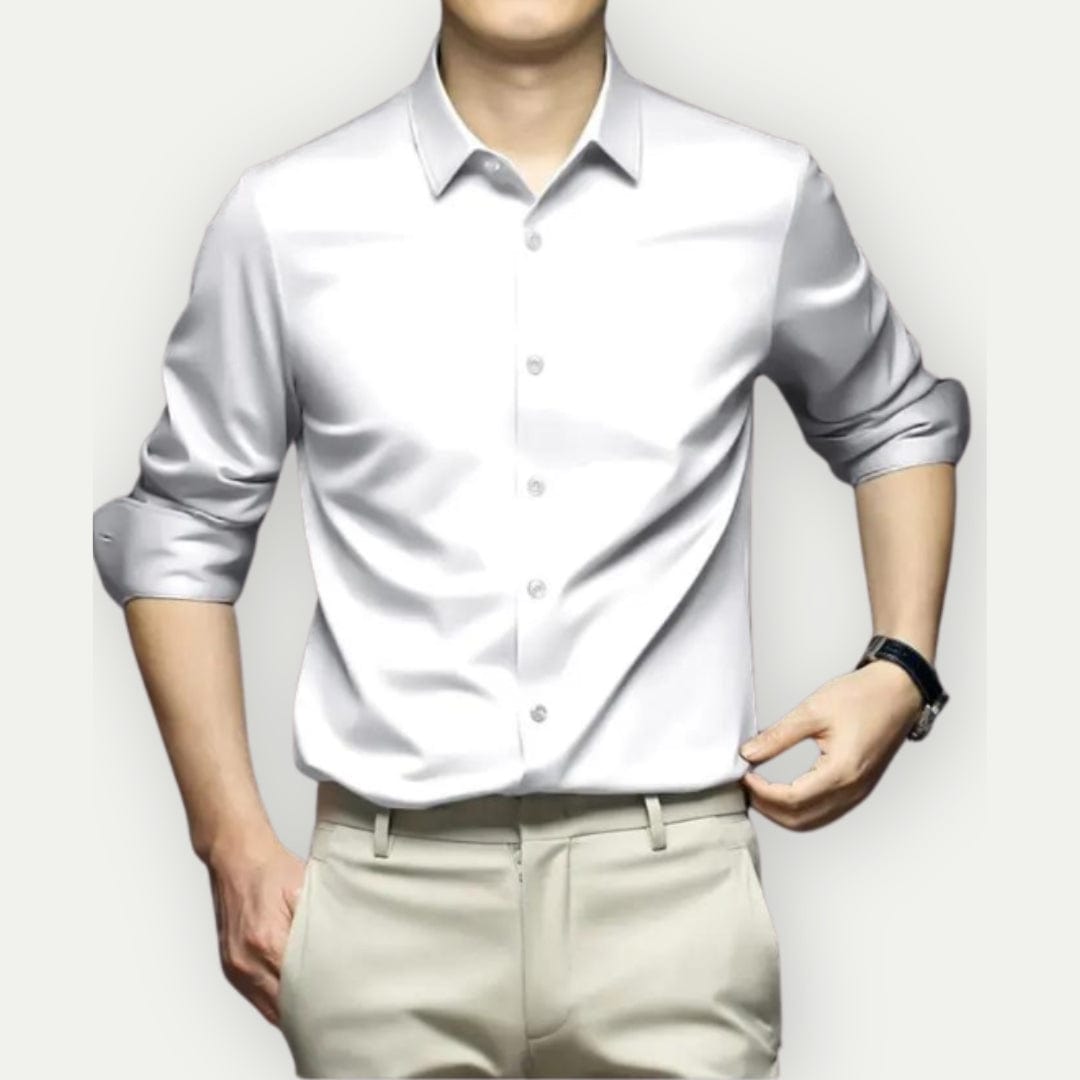 Olvoria | Men's Slim Fit Button-Up Shirt