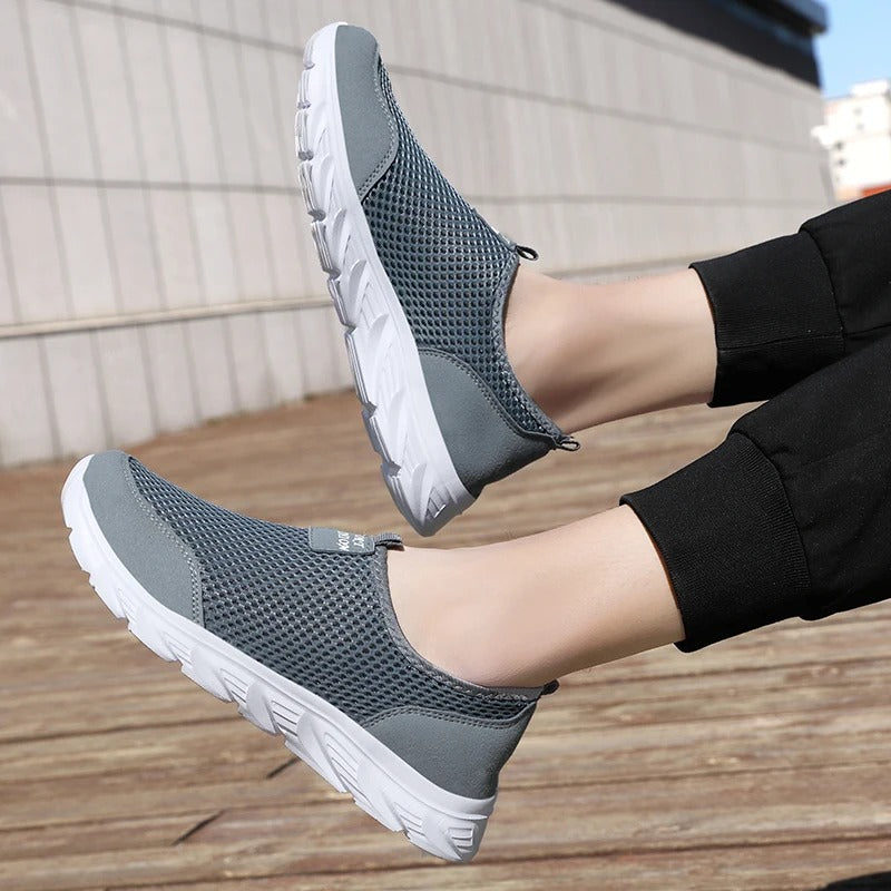 Olvoria | Men's Slip-On Mesh Sneakers
