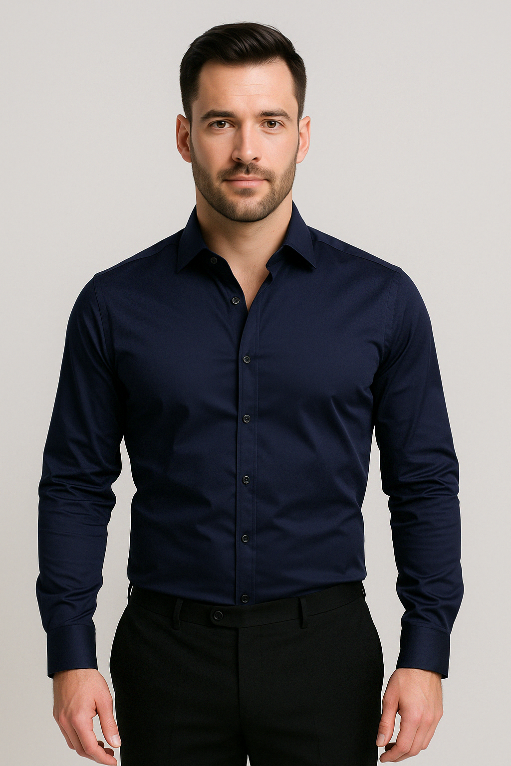 Olvoria | Men's Stretch Dress Shirt