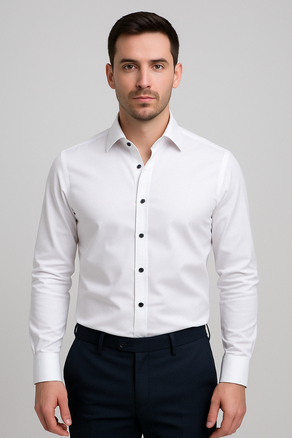 Olvoria | Men's Stretch Dress Shirt