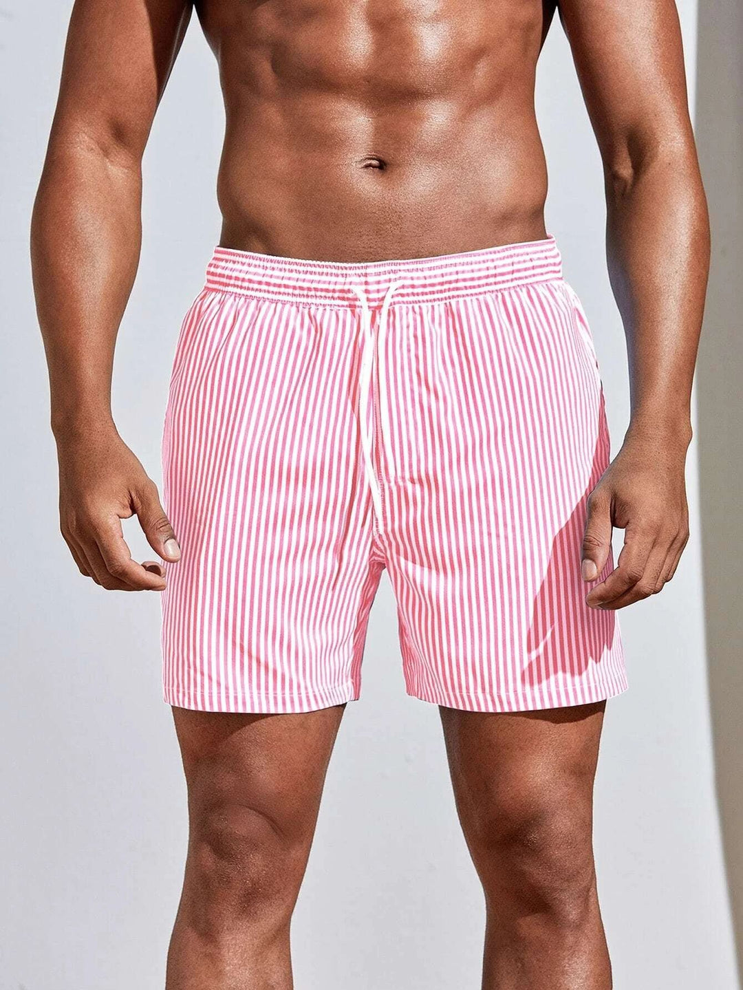 Olvoria | Men's Striped Swim Shorts