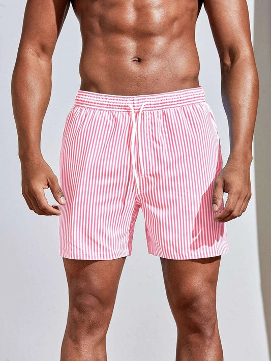 Olvoria | Men's Striped Swim Shorts